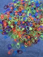 Plastic Mixed Colours Stitch Markers Crochet  Knitting Sewing Needle Tool