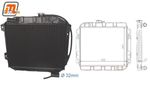 FORD CORTINA MK3 RADIATOR OHC 1.6-2.0L 08/73-08/76 AS GENUINE