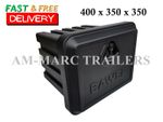 Bawer Trailer Toolbox Case 400x350x350 Recovery Truck Side Locker Lorry Strap