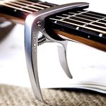 Adagio Pro Silver CAPO Grip Release For Acoustic & Electric & Banjo RRP £10.99