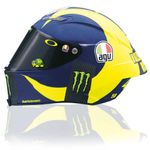 Valentino Rossi VR46 1:5 Scale Moto GP Mini Helmet Season 2019
