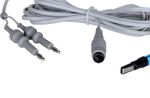 Silicone European Connector Bipolar Cable Electro Surgery 3meter High Quality