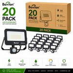 Baxton 20 Pack 30W LED Floodlights With PIR Sensor 3CCT IP65 Trade Carton