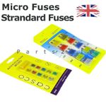10 pcs Car Fuse Kit Set Auto Fuses Micro Standard 5A 7.5A 10A 15A 20A 25A 30A