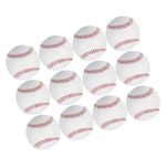 12Pack 9" Baseball Hard Baseballs Bulk Standard Size Adult Practice Baseballs