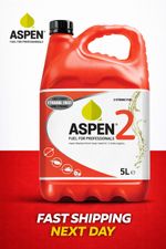 Aspen 2 Alkylate Petrol – 5L Bottle | Ready Mixed 2-Stroke Fuel – Fast P&P