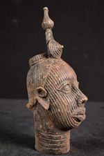 Bronze: An Authentic Ife Head Statue Nigeria Africa Afrika, Afrique 2603