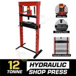 12Ton /12000kg Heavy Duty Hydraulic Shop Press Workshop Garage Floor Stand Press