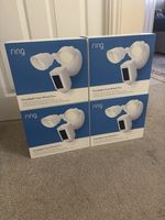 Ring 4 Pack Floodlight Cam Wired Plus - See description 