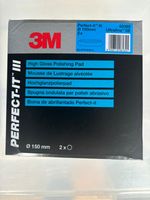 3M 50388 150mm x 1 PERFECT IT III Blue Ultrafine Polishing Pad.