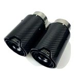 2x BMW F10 F11 F20 F21 F22 F23 F30 F31 F32 F33 CARBON FIBER TWIN EXHAUST TIPS