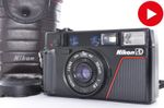 [No US Duty] Nikon L35AD Pikaichi ISO1000 35mm Film Camera w/Case JAPAN #L26