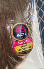 LB Hairs 48in Mocha M613/27/30/4# Synthetic Kanekalon Pre-Stretched 3 Bundles