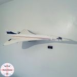 Adjustable Wall Mount for LEGO Icons Concorde 10318 (Black)