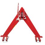 QUICK HITCH TRACTOR A FRAME CAT 1 Rear Linkage Quick Hitch System Red Compact