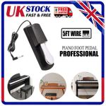 Universal Sustain Pedal for Electronic Keyboards Digital Pianos fit For Yamaha