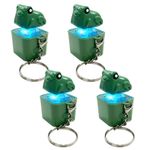Rechargeable Frog LED Keychain Light Sound Mechanical Keyboard Clicker Toy