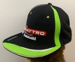 Official Kawasaki Quattro Motorbikes Superbikes Baseball Trucker Style Cap Hat 