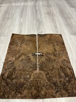 Burr Walnut - 2 NATURAL WOOD Sheets - Marquetry- 2 @ 550mm x 240mm each - (305)