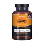 Vitamin D3 4000IU & K2 MK7 100μg Vegetarian 180 Tablets S