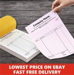A5 INVOICE BOOK, PERSONALISED DUPLICATE,  50 SET, NCR PAD PRINT, INVOICE PRINT