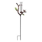 Outdoor Rain Gauge with Stake 7 Inch Tube Rain Measure Gauge, Garden Decor