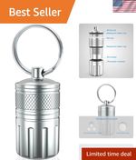 Pill Crusher & Cases, Medicine to Fine Powder, Stainless Steel Crushes Pills,...