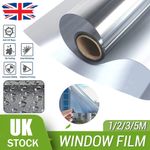 Privacy Window Tint Film One Way Mirror Sun Block Anti-Glare Removal Glass Cover