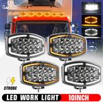 LED Work Light Roof Spot Lights Driving Lamp 12V 24V 10 Inch For Scania Truck