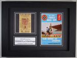 1976 UEFA Cup Final A4 Photo Ticket Display Football Programme Liverpool