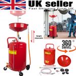 80L Waste Oil Drainer Tank Portable Garage Drain Drainer Extra Large Container  