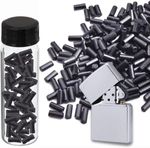 100 Replacement Universal Lighter Flints Lighter Flint Stone, Black Gold Red