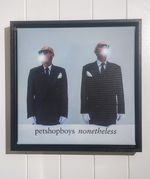 *NEW & EXCLUSIVE* PET SHOP BOYS 'NONETHELESS' - CUSTOM-MADE FRAMED CANVAS PRINT