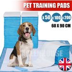 60x90CM Large Puppy Training Trainer Train Pads Toilet Pee Wee Poo Dog Pet Mats