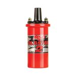 MSD Blaster 2 Ignition Coil 8202 Canister, Round, Oil Filled, Red, 45,000 V