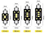 Car Festoon White LED 2016SMD Light Bulbs Interior C5W Bulbs 12v 31/36/39/41mm