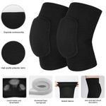 1Pair Protective Knee Pads for Sports Yoga Volleyball Cycling Dance Brace UK