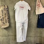 VTG 60s Rare Lee Coca Cola Delivery Man Pinstripe Uniform Workwear Union Made