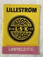 Lillestrom v Linfield - European Cup 1R 2L - 27th September 1978