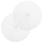 2pcs Fermentation Press Plate: 12" Mesh Presser for Pickling - Wide Mouth