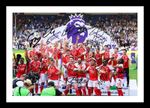 Arsenal 2025/26 Premier League Champions Squad Autograph Signed & Framed Photo