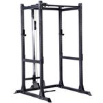 GM2 Power Rack Squat Cage with Cable Pulley System Home Weight Lifting Training