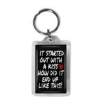 Killers Lyric Keyring  Handmade Typography  4x6cm Acrylic  Gift Ready  UK Made