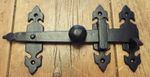 IRON LATCH LARGE 10" RECLAIMED GOTHIC CHURCH DOOR GATE LATCH #L7