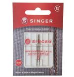 GENUINE SINGER SEWING MACHINE 2025 TWIN NEEDLE Size 90/14 - 3mm Gap