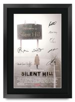 Silent Hill Movie Poster Cast Signed Printed Autograph A3 Framed Memorabilia