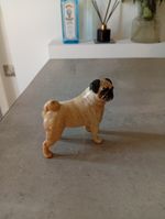 Vintage Beswick Adorable Pug Dog Figurine Perfect 