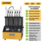 AUTOOL CT500 GDI FSI EFI Fuel Injector Cleaner Tester Ultrasonic Cleaning Machin