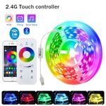 LED Strip Lights RGB App Control 5M-15M Flexible Room Bedroom multi Lighting