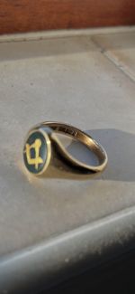 Gold Men’s Masonic Order Signet Ring, Size U